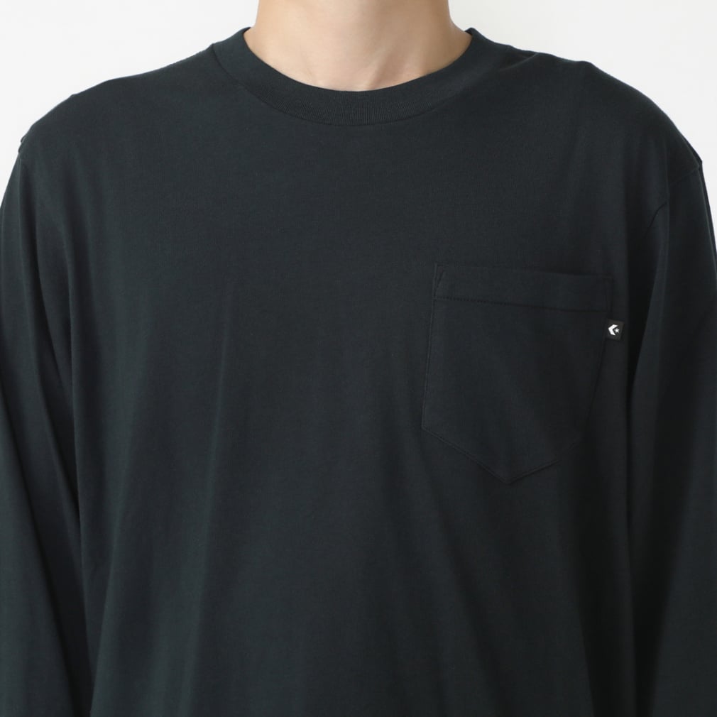 コンバース メンズ 長袖 Tシャツ LS ポケット TEE ロングスリーブポケットTシャツ 4130004 スポーツウェア Converse ...
