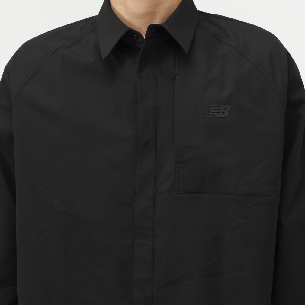 ニューバランス THE CITY メンズ 長袖 シャツ ウーブンロングスリーブ