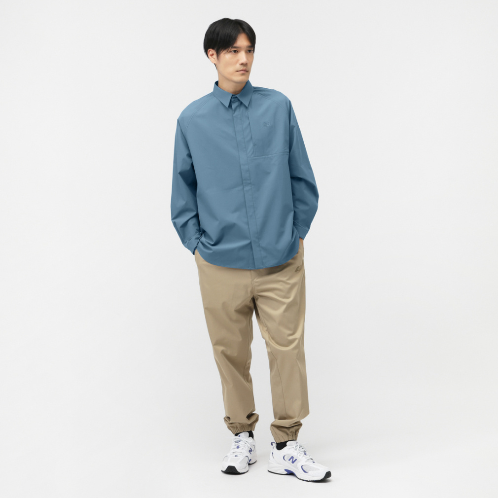 THE CITY ウーブンロングスリーブシャツ｜Alpen Online