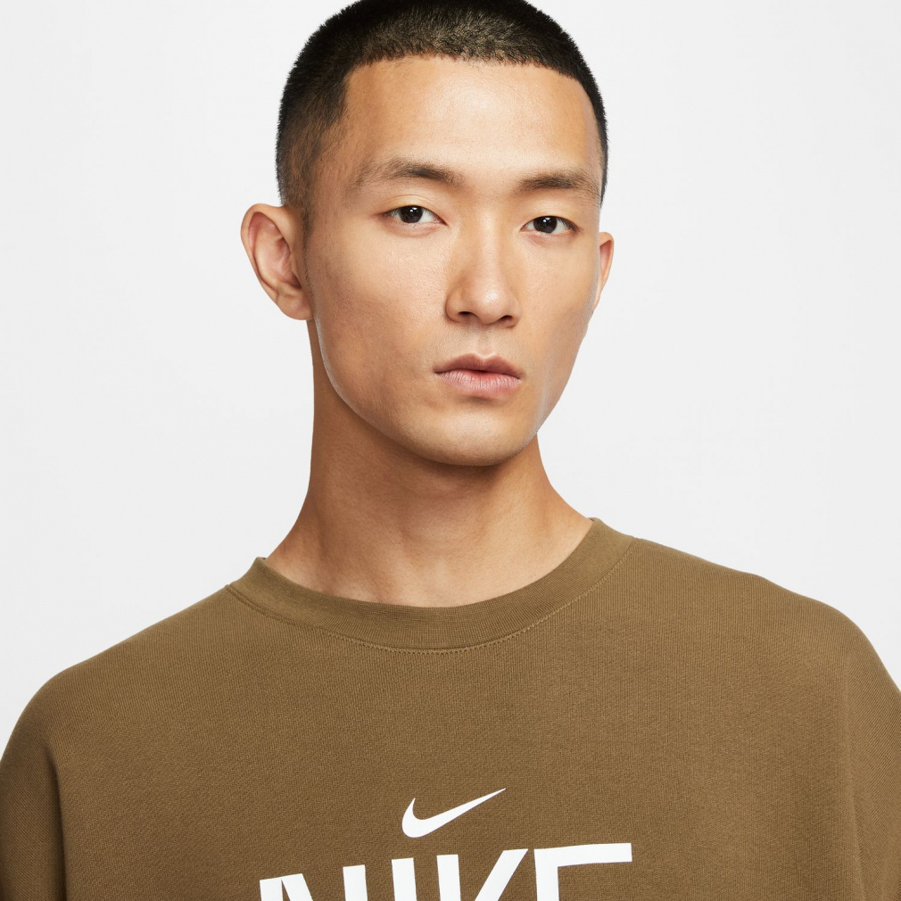 ナイキ メンズ スウェット トレーナー クラブ FT OS L/S クルー GCEL