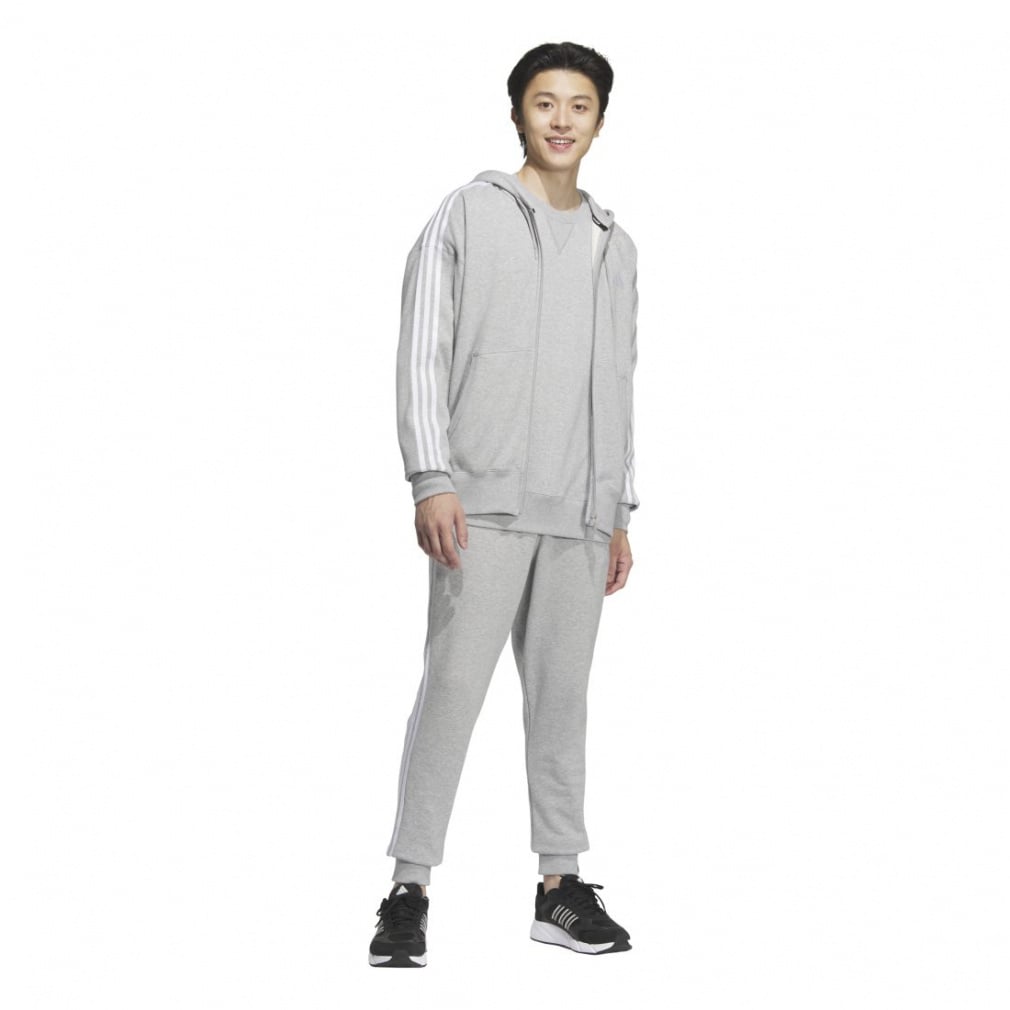 アディダス メンズ スウェット フルジップ エッセンシャルズ プラス