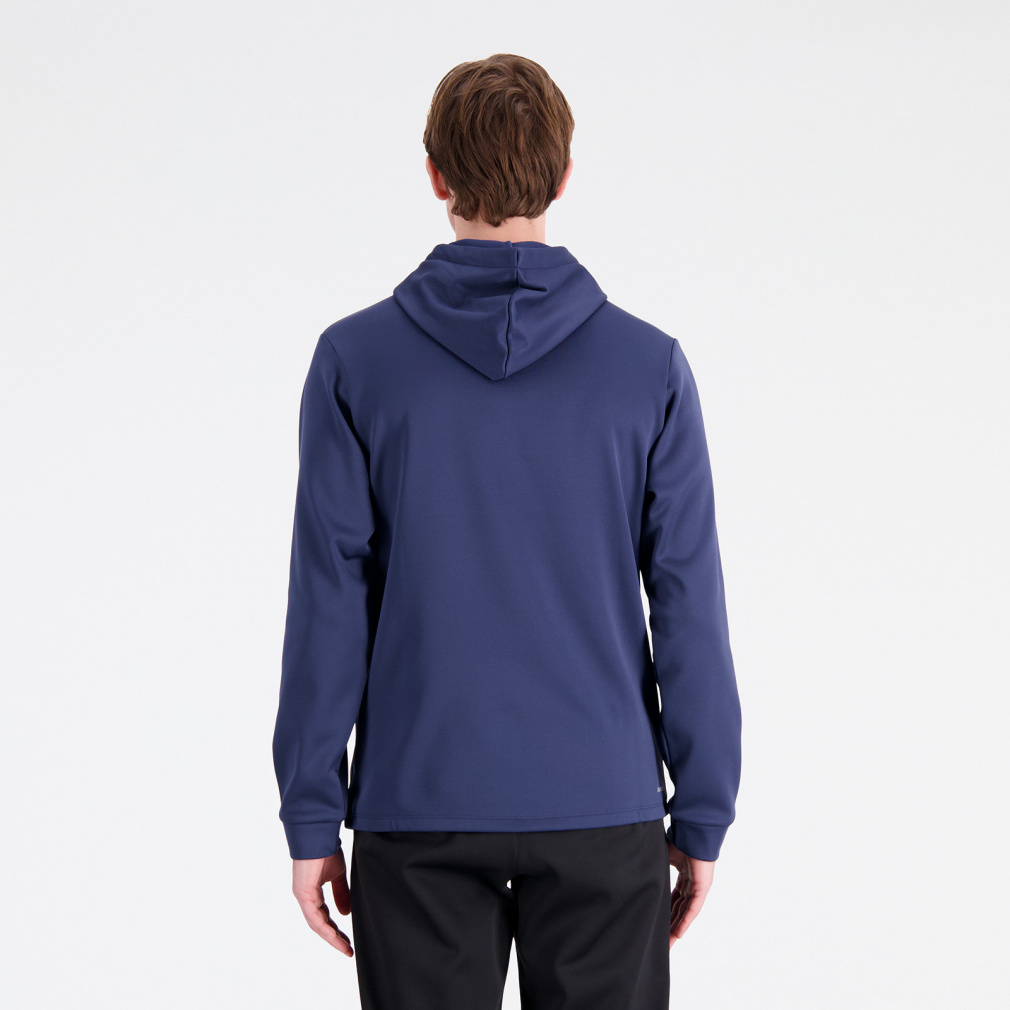 ニューバランス メンズ パーカー フリースプルオーバーフーディ