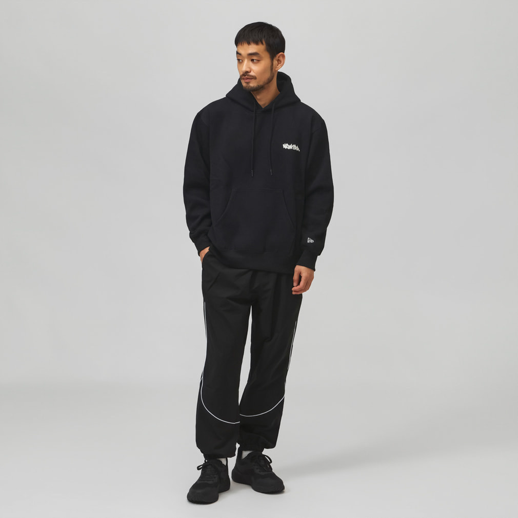 aeae パーカー ニューエラ メンズ スウェット パーカー OS SW PO HOODIE TAGGING BLK