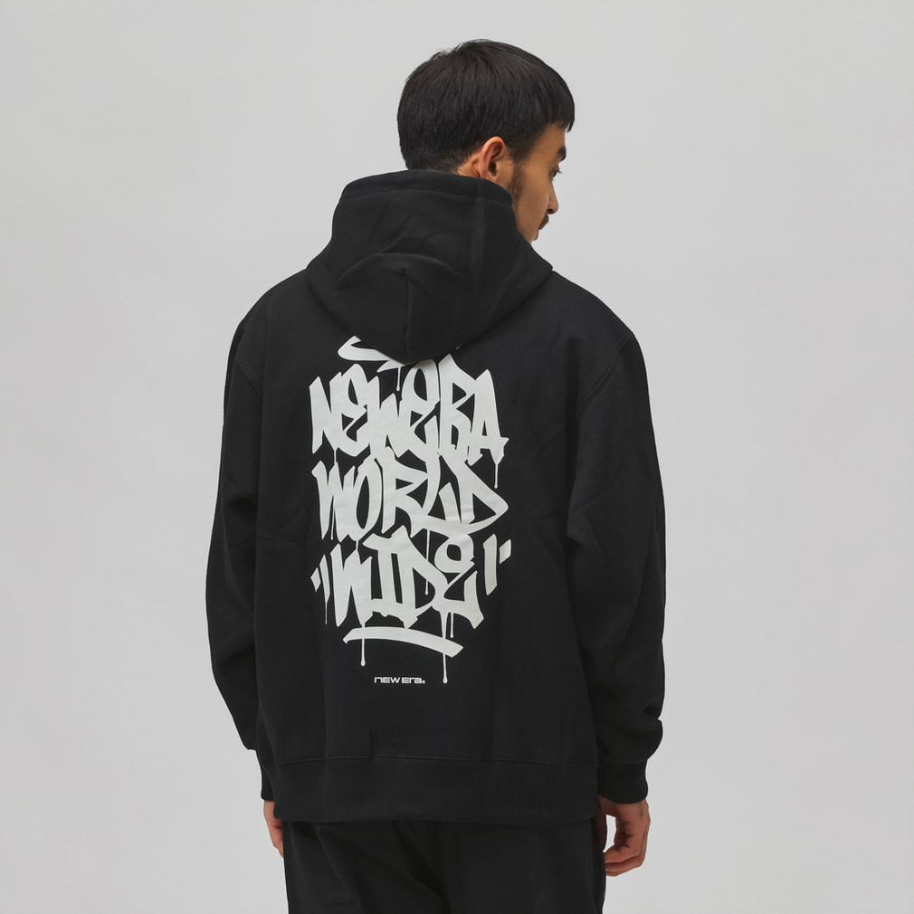 ニューエラ メンズ スウェット パーカー OS SW PO HOODIE TAGGING BLK