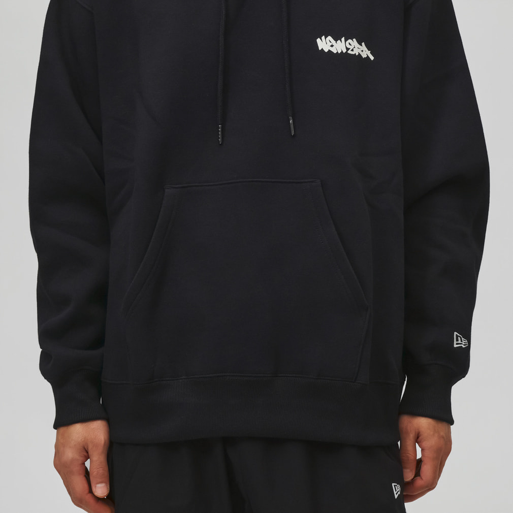 ニューエラ メンズ スウェット パーカー OS SW PO HOODIE TAGGING BLK