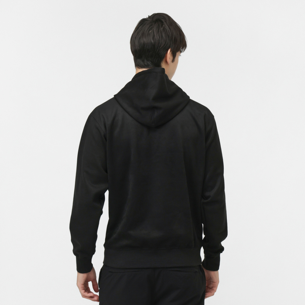 ニューエラ メンズ スウェット パーカー P SUEDE PO HOODIE BLK