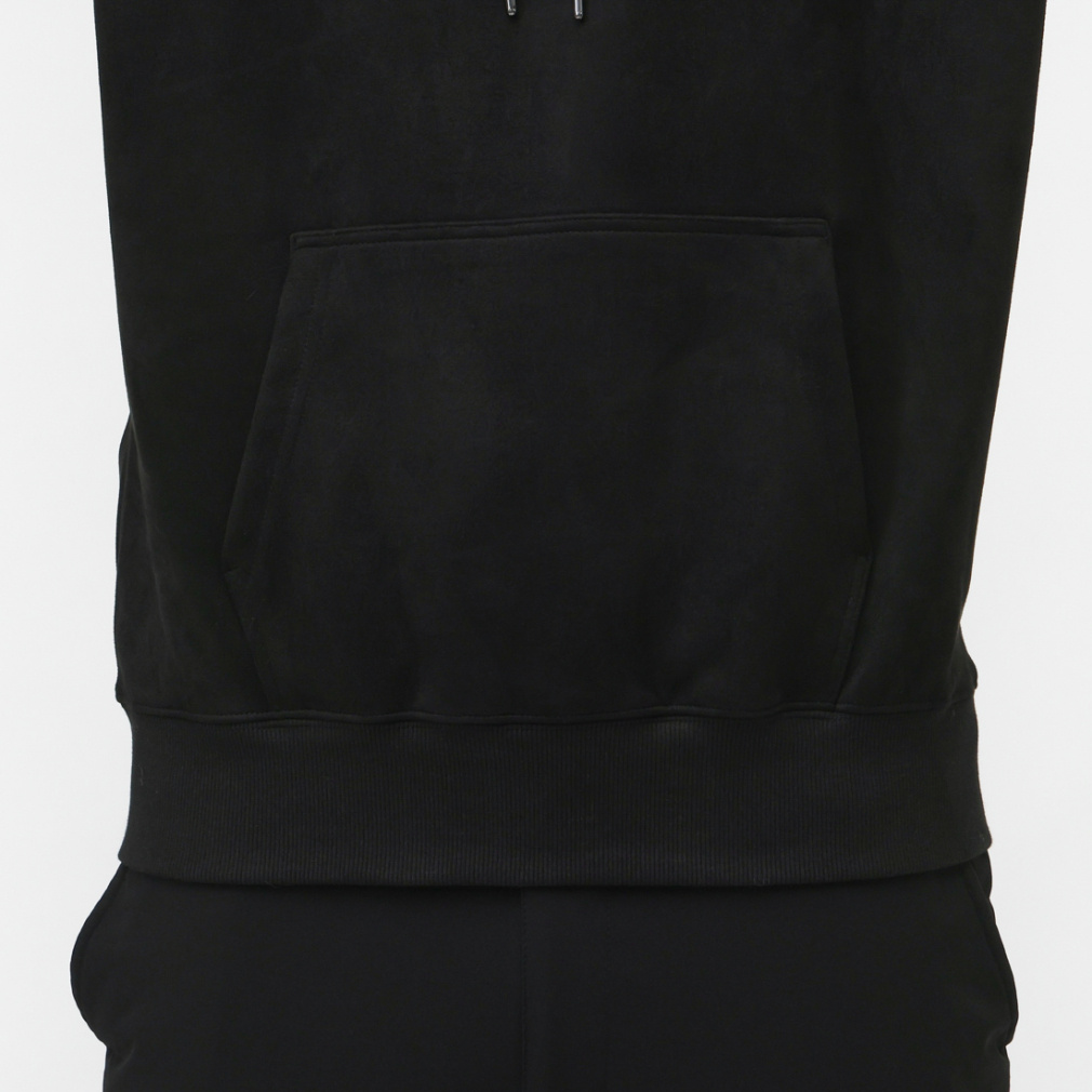 ニューエラ メンズ スウェット パーカー P SUEDE PO HOODIE BLK