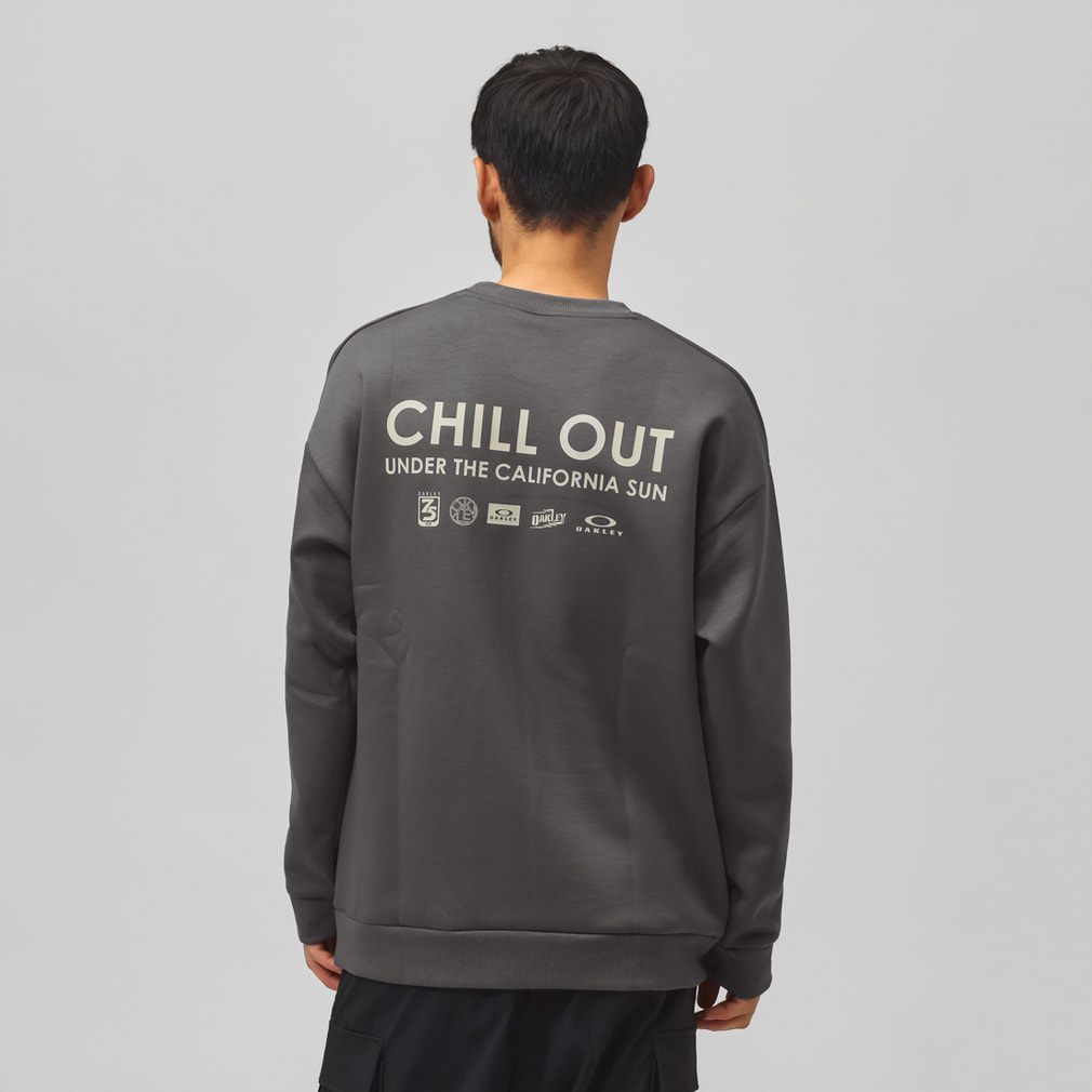 オークリー メンズ スウェット トレーナー BORDERLESS FLEECE CREW