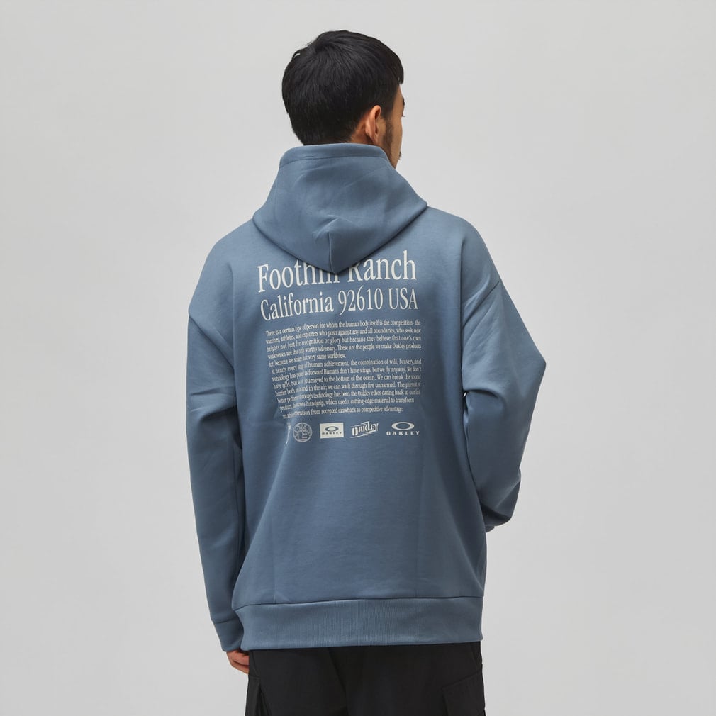 オークリー メンズ スウェット パーカー BORDERLESS FLEECE HOODIE