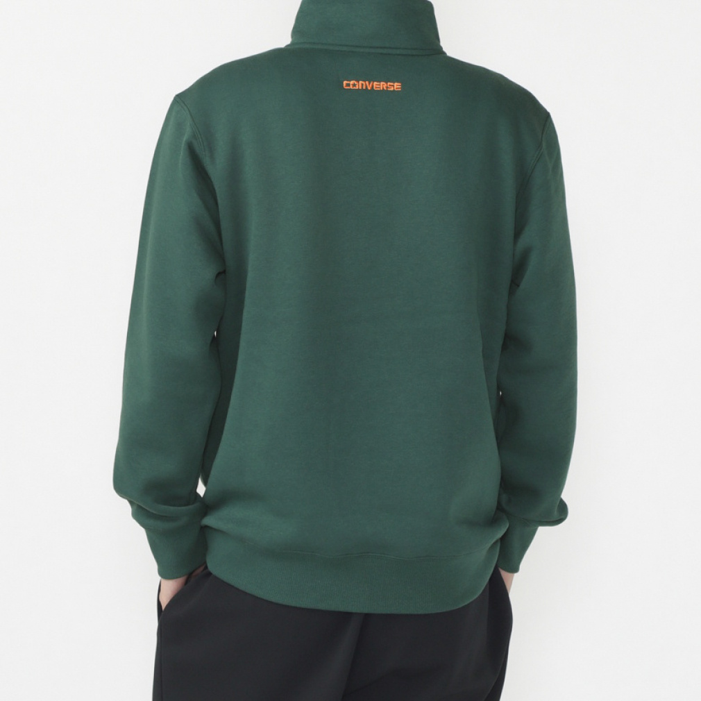 コンバース メンズ スウェット パーカー ハーフジップ スウェット TOP