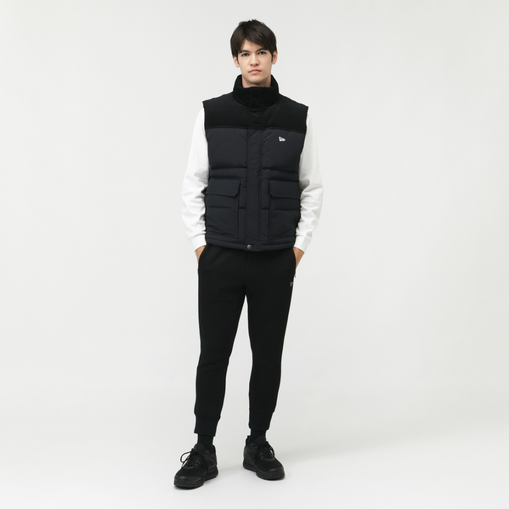 ニューエラ メンズ ダウンベスト DOWN VEST COMBI BLK 14682725 BLK