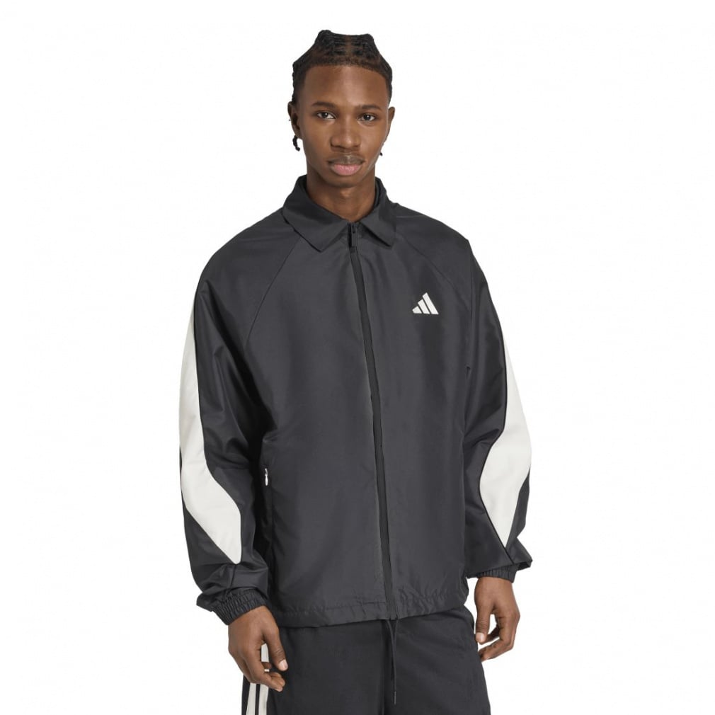 アディダス メンズ ウインドフルジップ スタジアム トラックトップ