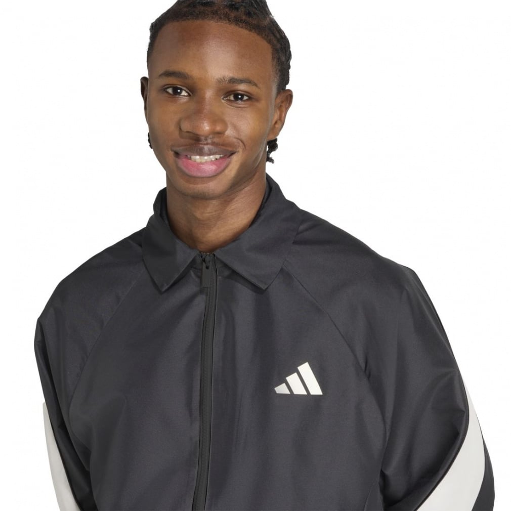 アディダス メンズ ウインドフルジップ スタジアム トラックトップ