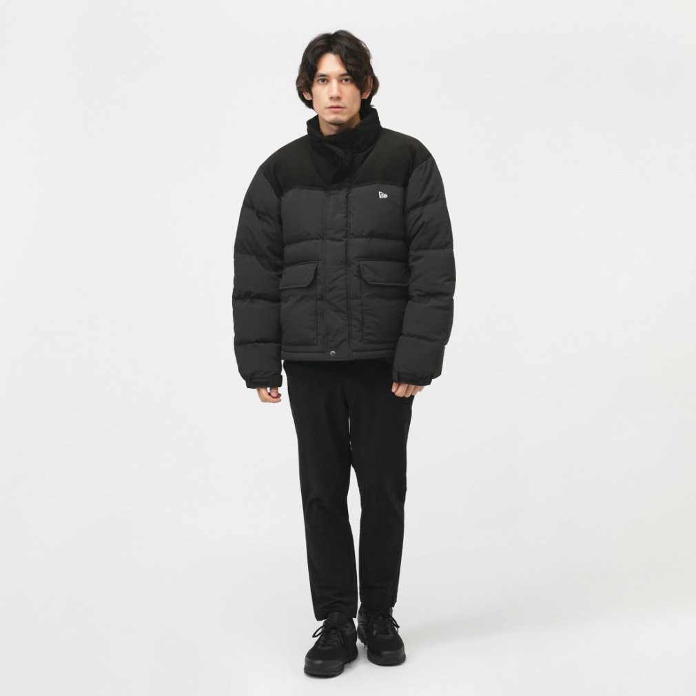 ニューエラ メンズ ダウンジャケット DOWN JK COMBI BLK 14682727 BLK