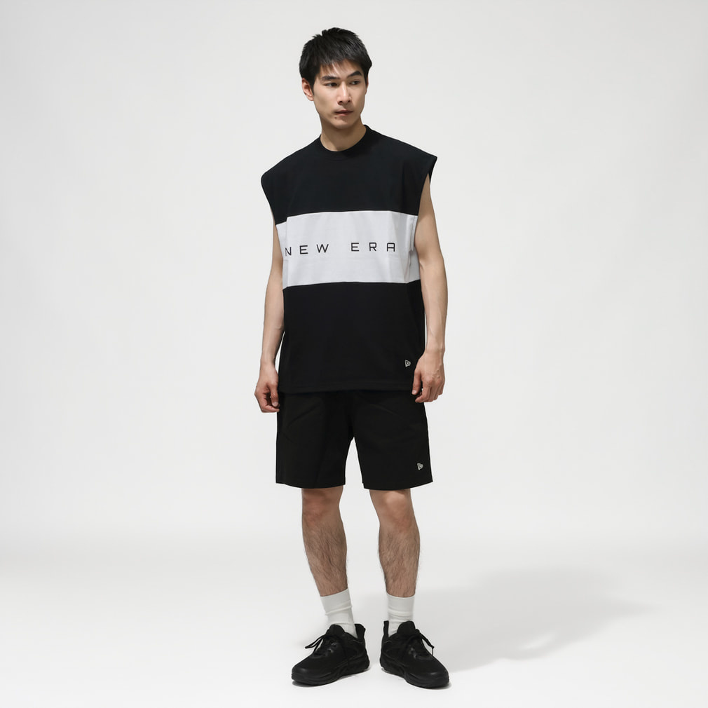 ニューエラ メンズ ハーフパンツ EASY SHORT PANTS BLK 14856744 BLK