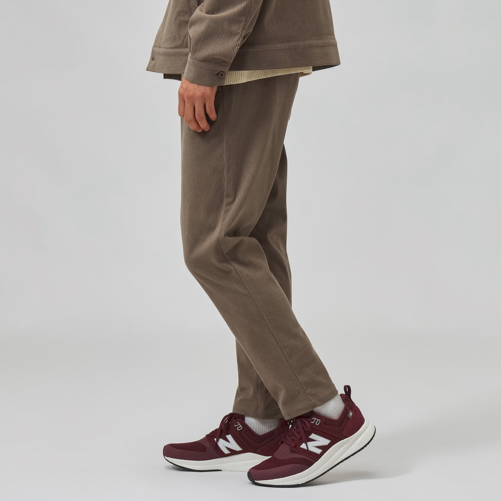 ニューバランス THE CITY メンズ ロングパンツ コーデュロイテーパード