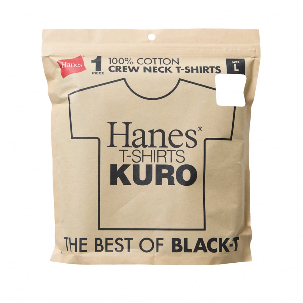 ヘインズ メンズ ウェア KURO SHORT SLEEVE T-SHIRT HM1-B201 090