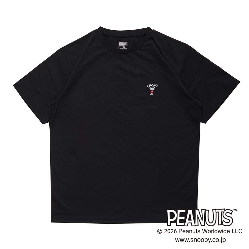 ピーナッツ スヌーピー メンズ 半袖 Tシャツ UVカットドライ