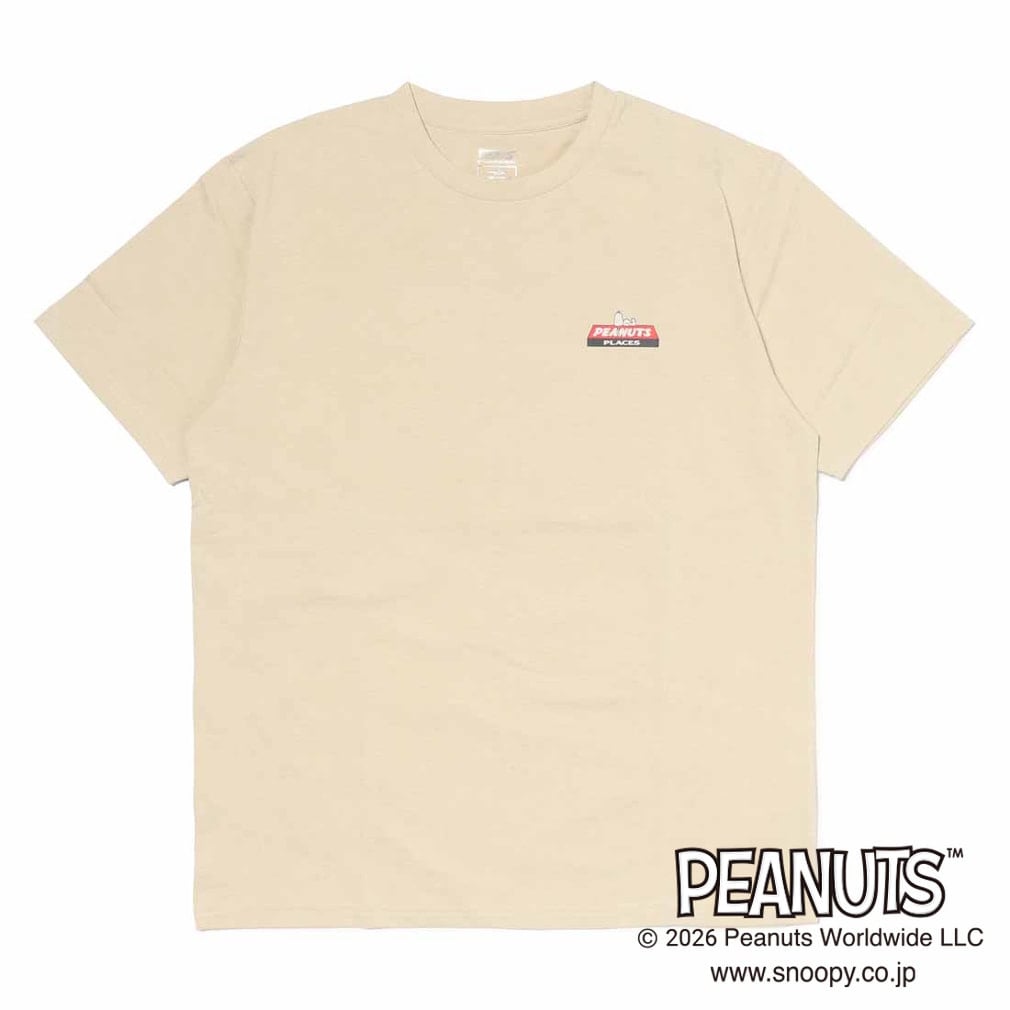 ピーナッツ スヌーピー メンズ 半袖 Tシャツ グラフィックTシャツ ピザ