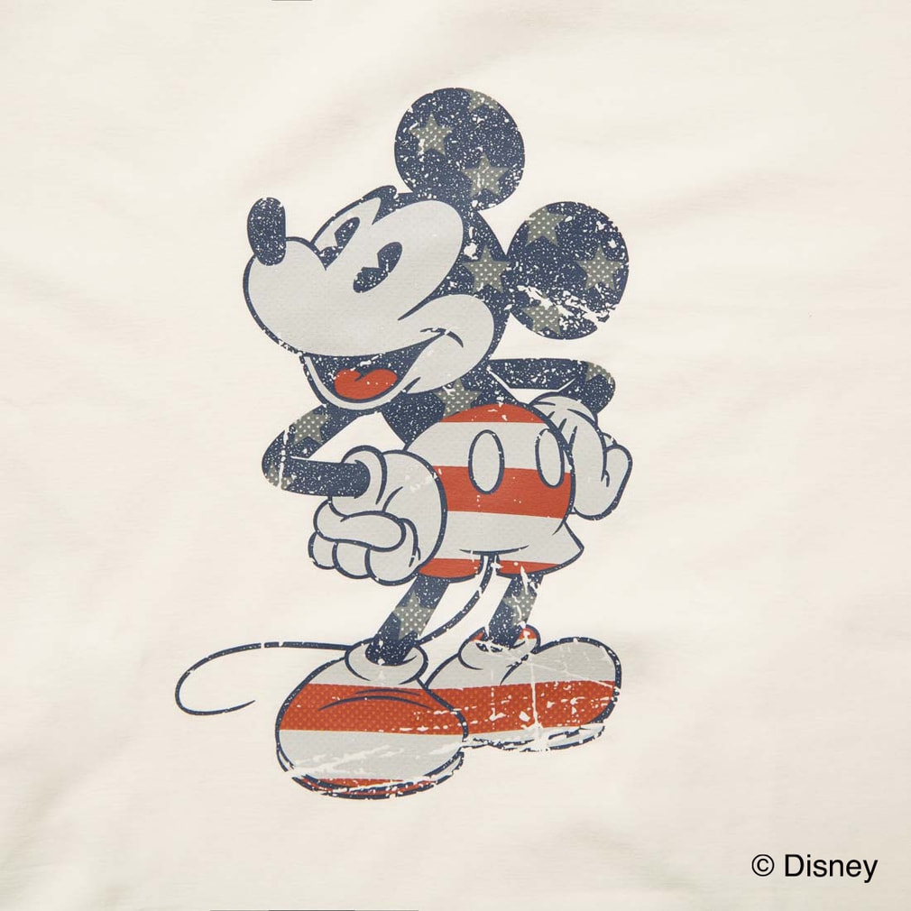 ディズニー メンズ 半袖 Tシャツ UVカットドライグラフィックTシャツ