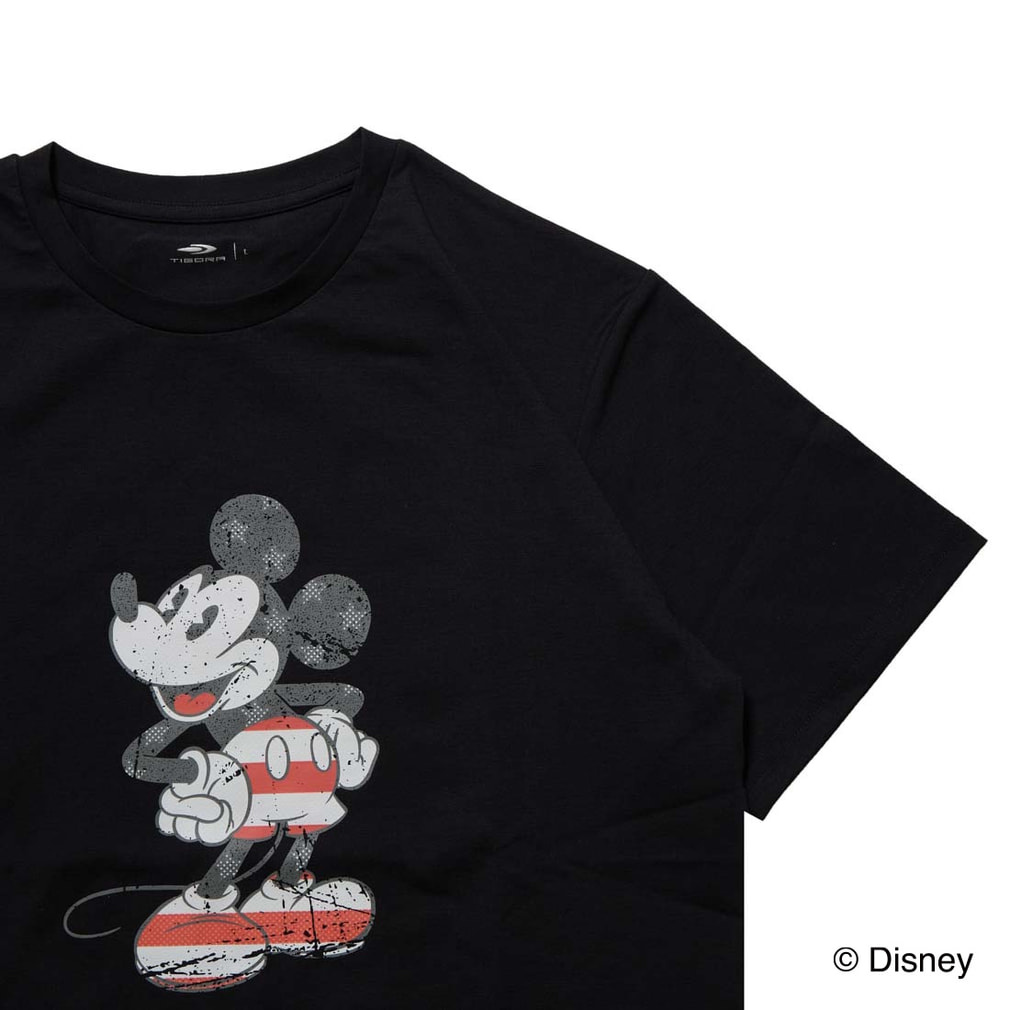 ディズニー メンズ 半袖 Tシャツ UVカットドライグラフィックTシャツ