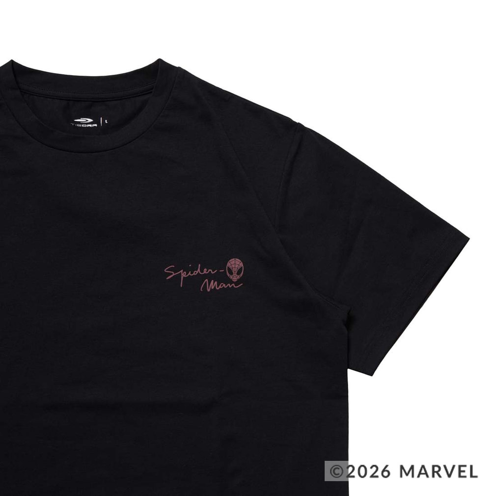 マーベル メンズ 半袖 Tシャツ UVカットドライグラフィックTシャツ
