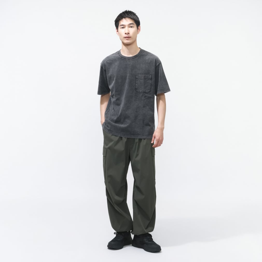 ティゴラ メンズ 半袖 Tシャツ ウォッシュコットンTシャツ TR-9C1266TS