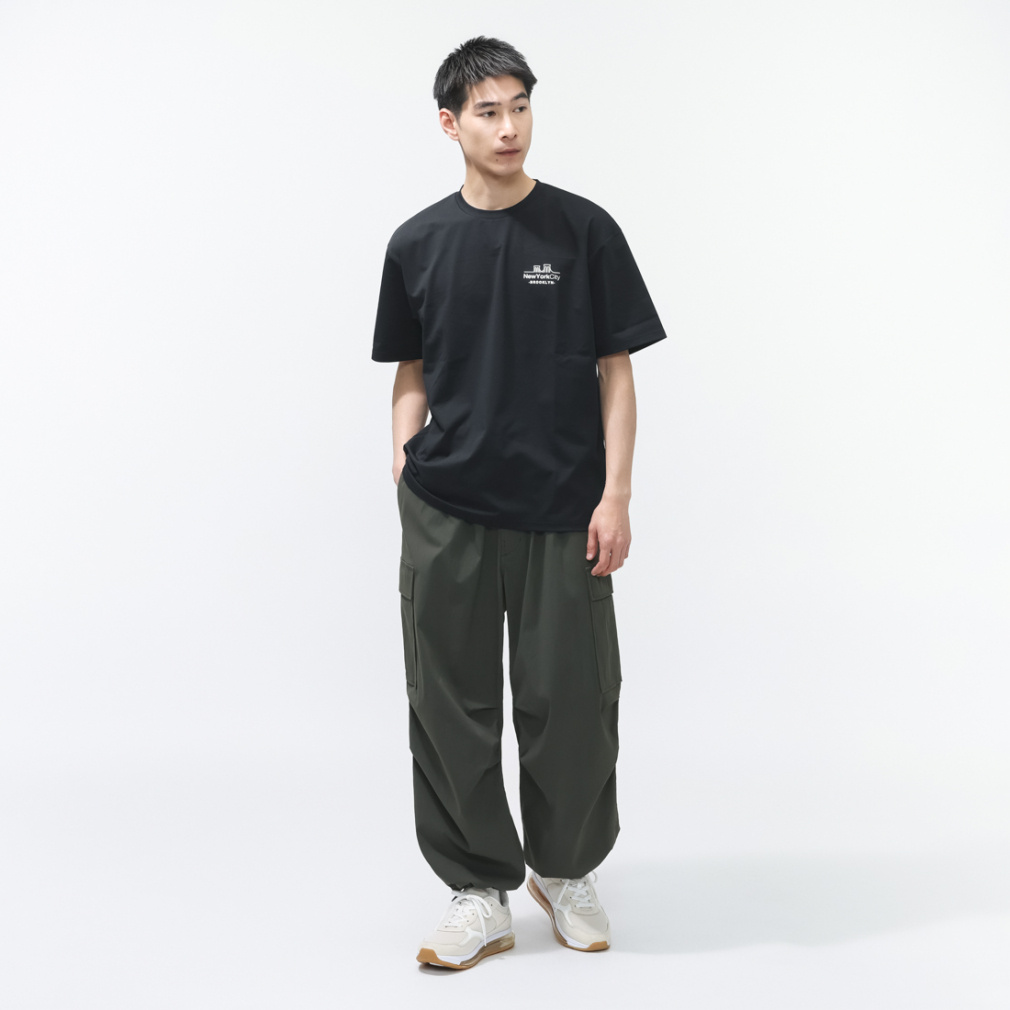 ティゴラ メンズ 半袖 Tシャツ UVカットドライグラフィックTシャツ