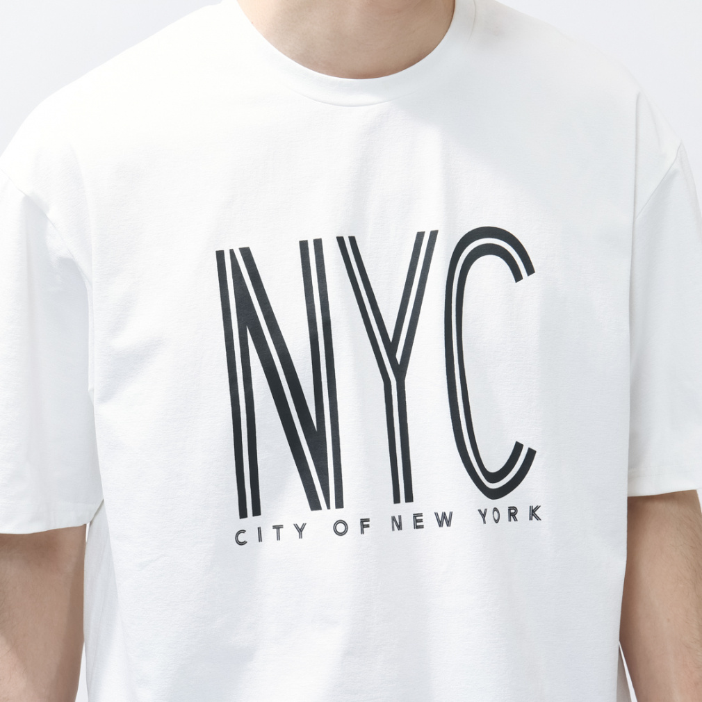 ティゴラ メンズ 半袖 Tシャツ UVカットTシャツ NYCセンターロゴ TRNYC