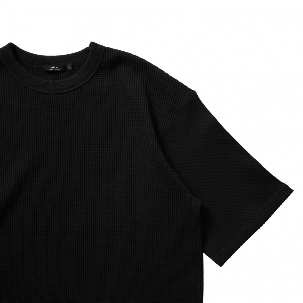 ティゴラ メンズ 半袖 Tシャツ ワッフル5分袖Tシャツ TR-9C1715TS