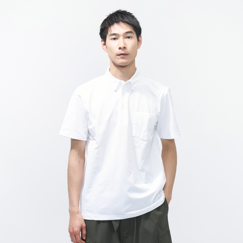ティゴラ メンズ 半袖 ポロシャツ ストレッチポロシャツ SOLOTEX(R