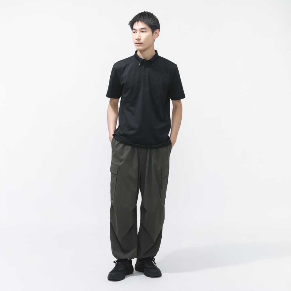 ティゴラ メンズ 半袖 ポロシャツ ストレッチポロシャツ SOLOTEX(R