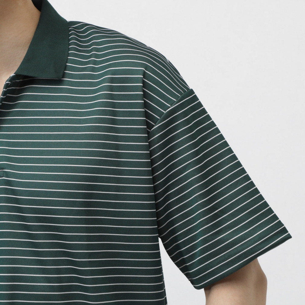 ティゴラ メンズ 半袖 ポロシャツ ボーダーポロシャツ SOLOTEX(R)使用