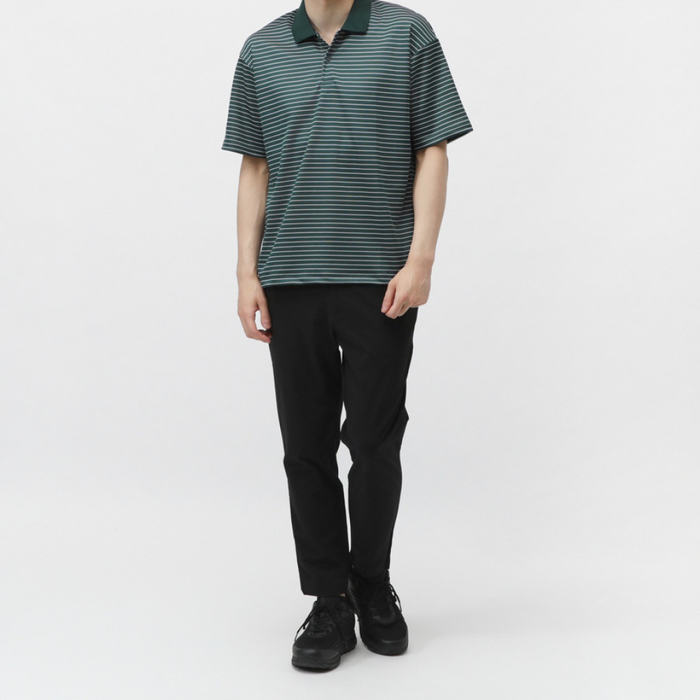 ティゴラ メンズ 半袖 ポロシャツ ボーダーポロシャツ SOLOTEX(R)使用