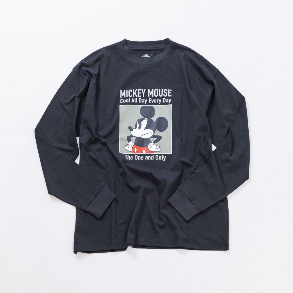 ディズニー メンズ 長袖 Tシャツ ロングTシャツ ミッキー TRDN