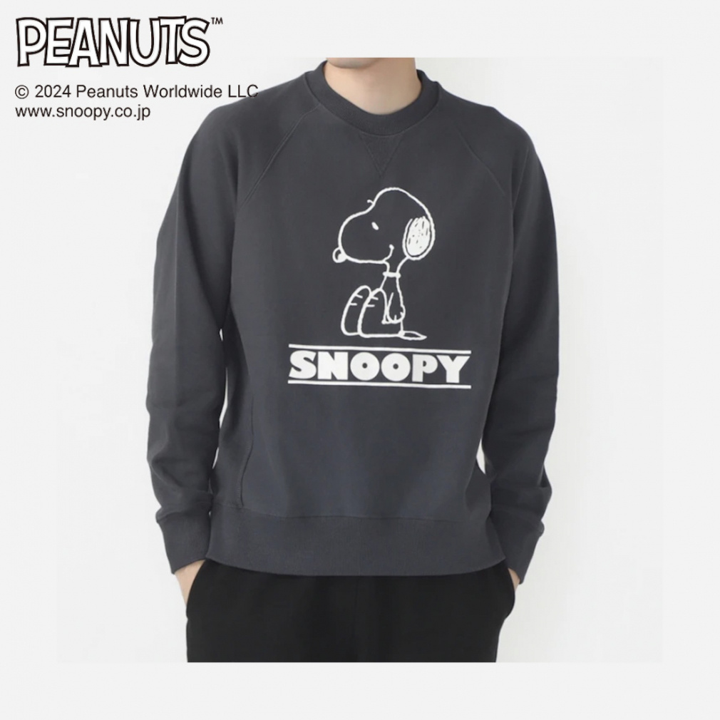 ピーナッツ スヌーピー スウェットシャツ SOLOTEX(R)使用 ユニセックス
