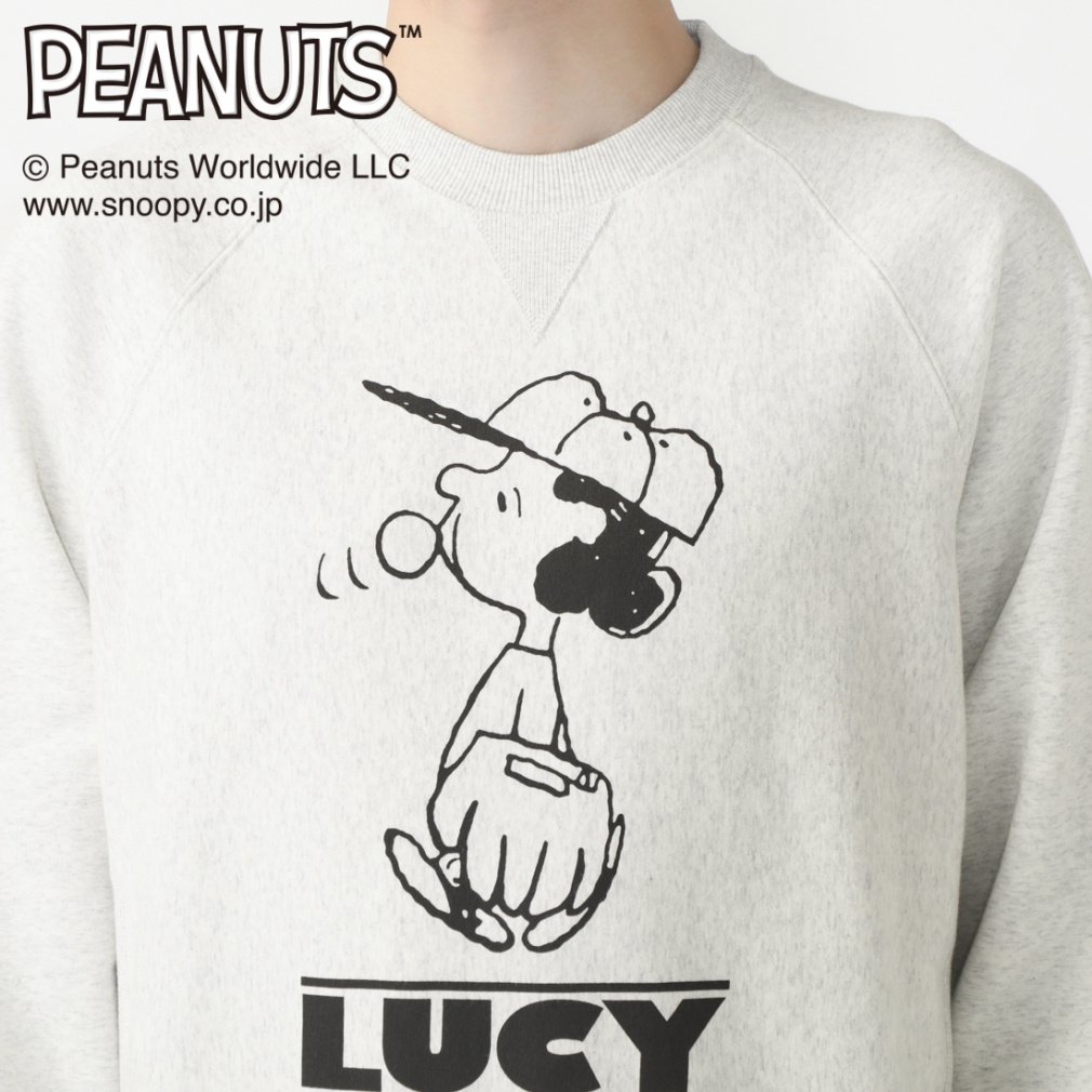 ピーナッツ スヌーピー スウェットシャツ SOLOTEX(R)使用 ユニセックス