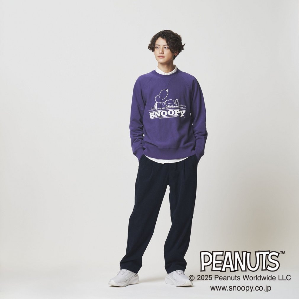 ピーナッツ スヌーピー メンズ スウェット トレーナー スウェット