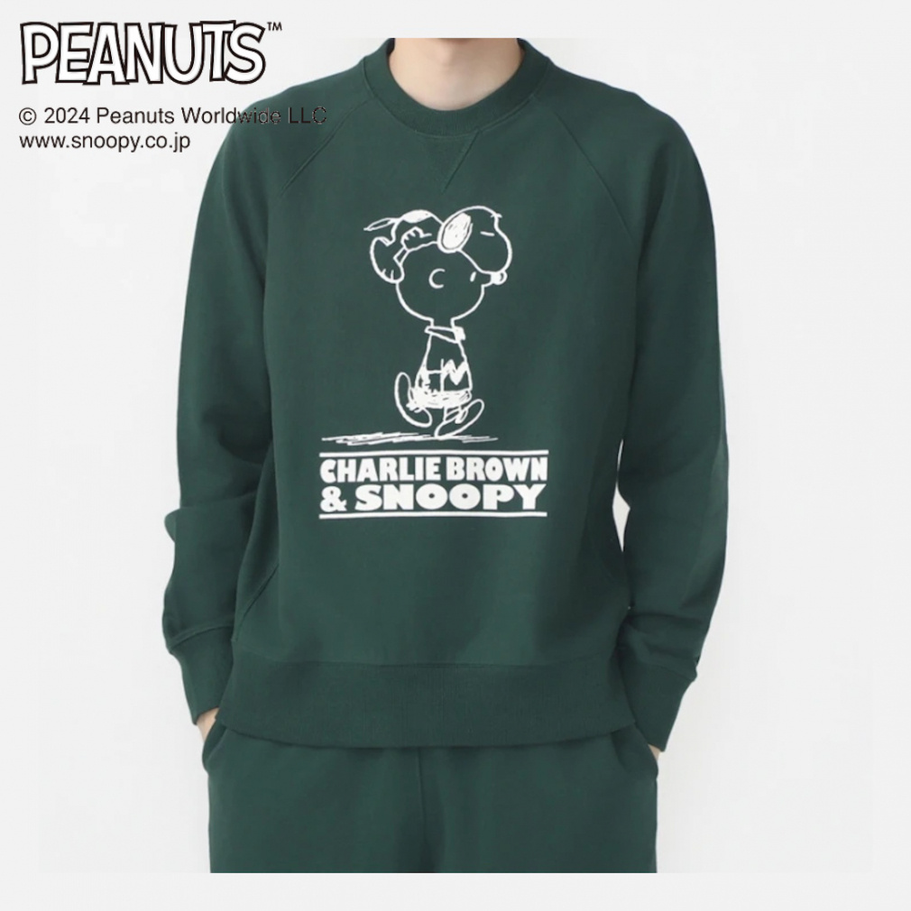 ピーナッツ スヌーピー スウェットシャツ SOLOTEX(R)使用 ユニセックス