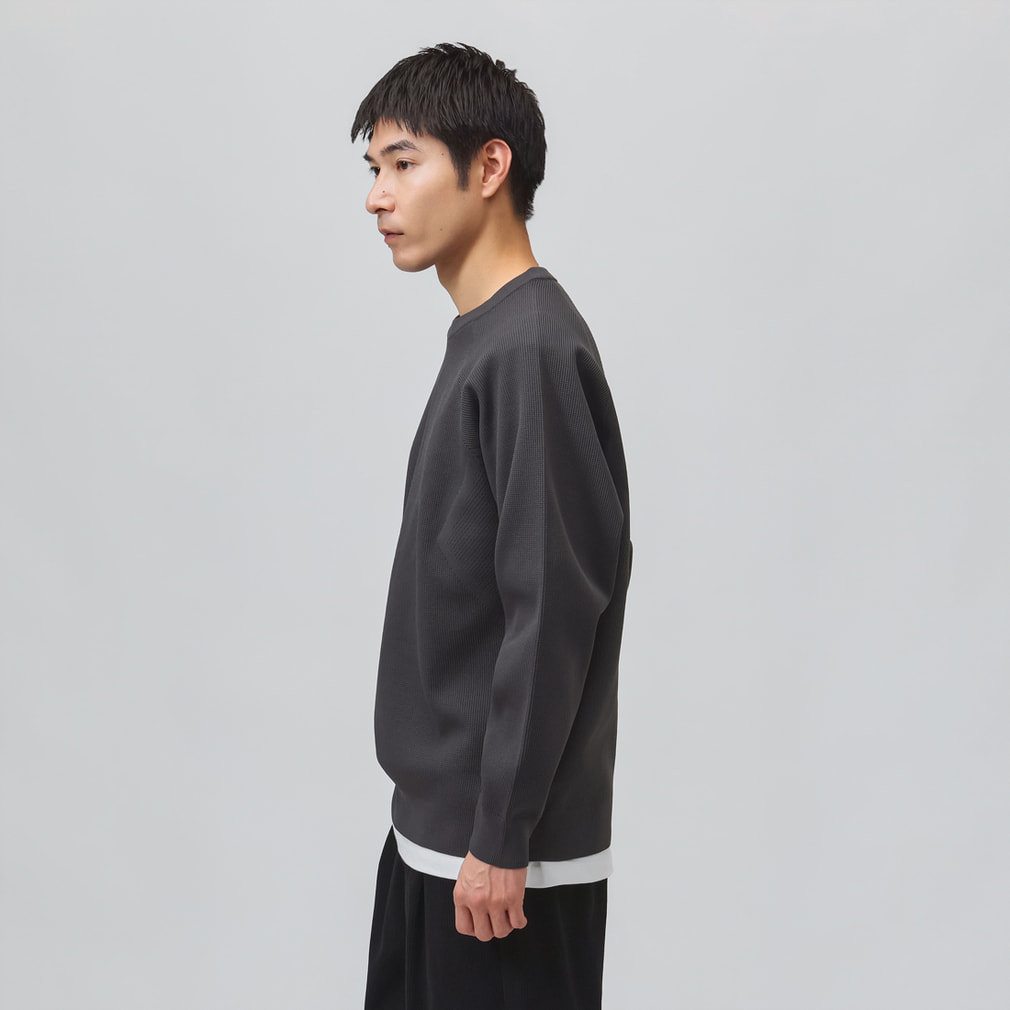 ティゴラ メンズ ウェア ウォッシャブルクルーネックセーター TR