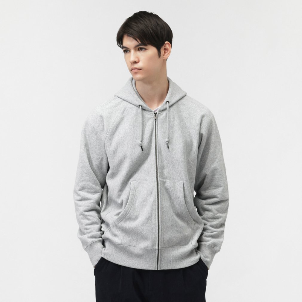 ティゴラ メンズ スウェット フルジップパーカー スウェットジップ