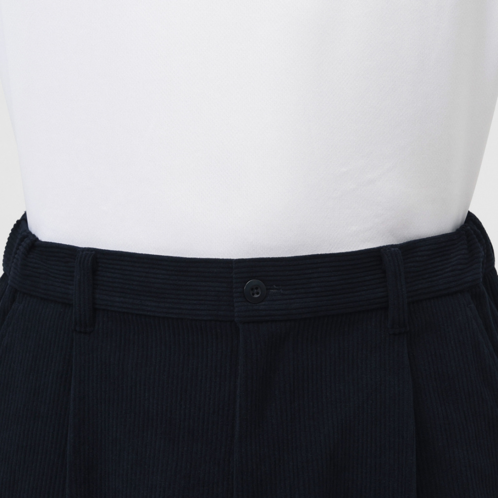 ティゴラ メンズ ロングパンツ コーデュロイワイドパンツ TR-9C1845LP