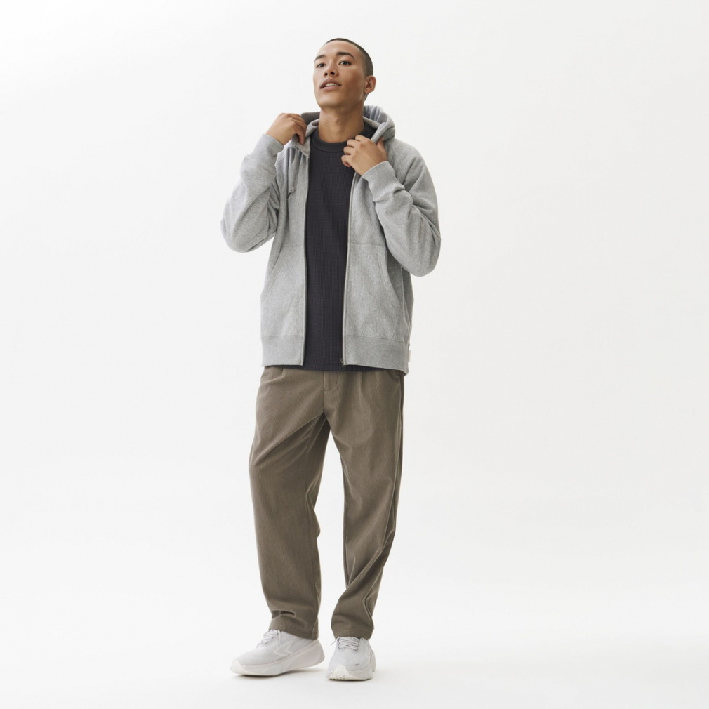 ティゴラ メンズ ロングパンツ コーデュロイワイドパンツ TR-9C1845LP