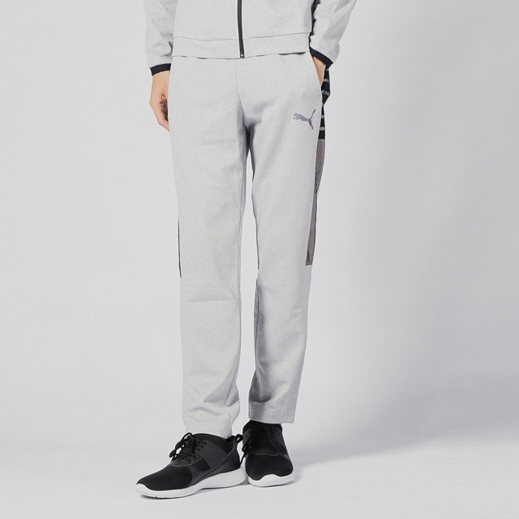 PUMA 長袖ジャージ パンツセット XL グレー/ホワイト PUMA 長袖ジャージ パンツセット XL グレー/ホワイト