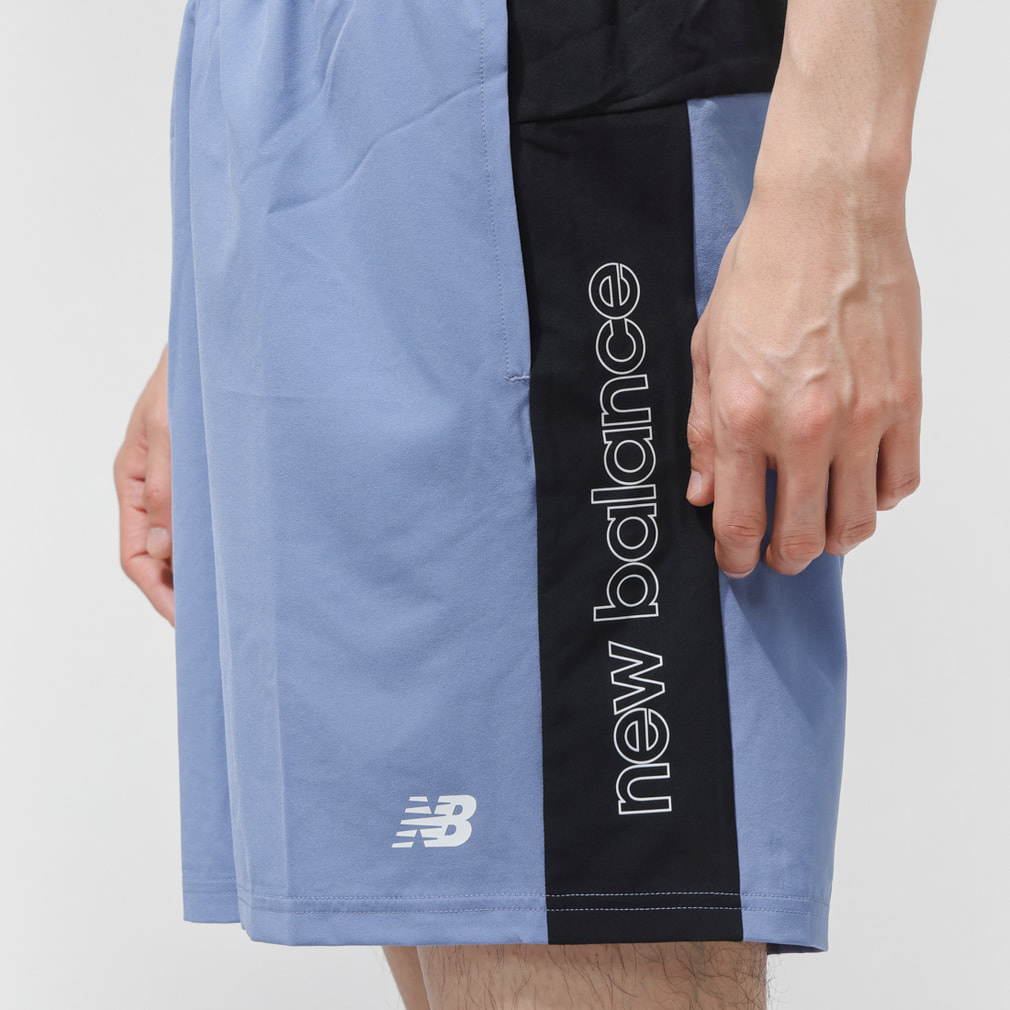 ニューバランス メンズ ジャージ ハーフパンツ スポーツグラフィック