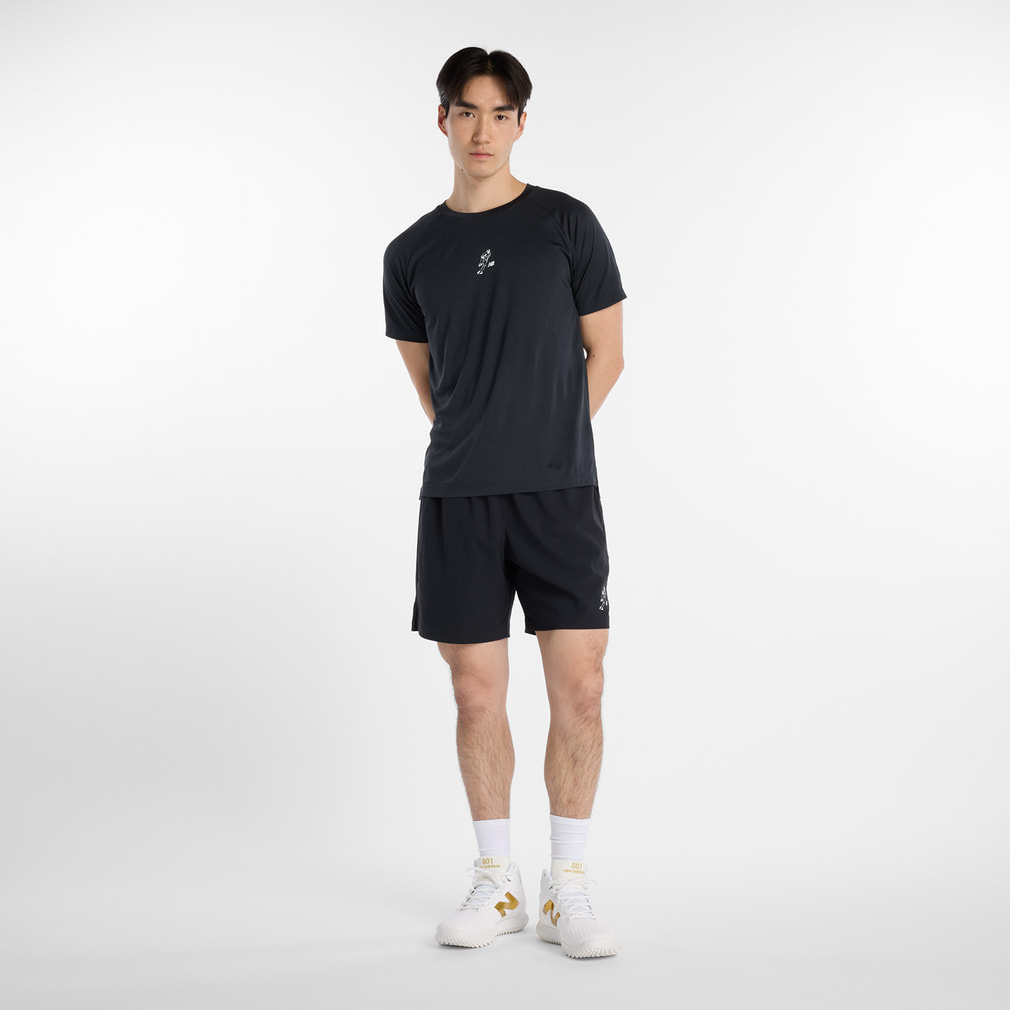 翔平 New Balance 大谷翔平 Woven Nylon Short Pants 7inch ブラック