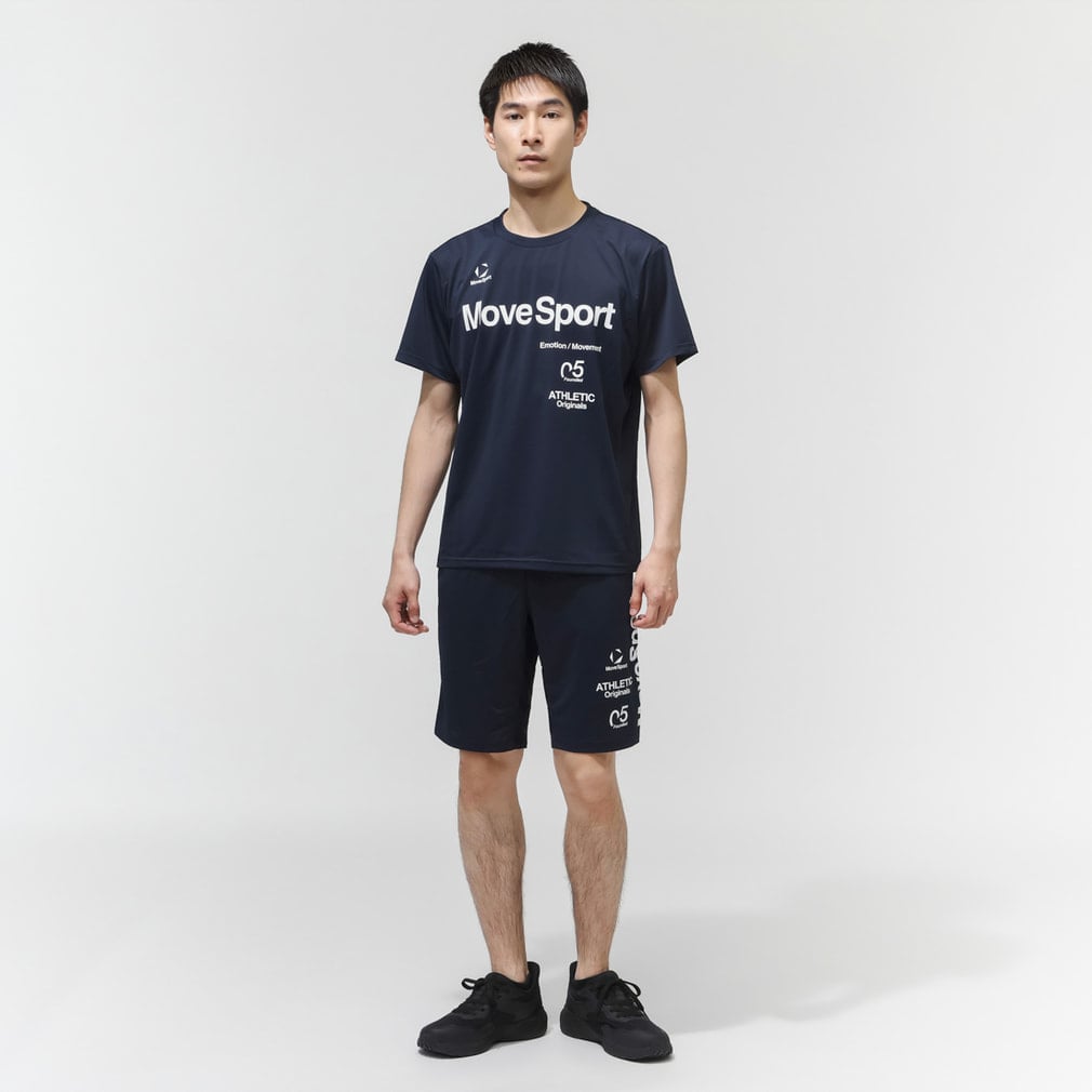 ムーブスポーツ メンズ ジャージ ハーフパンツ クーリストショーツ