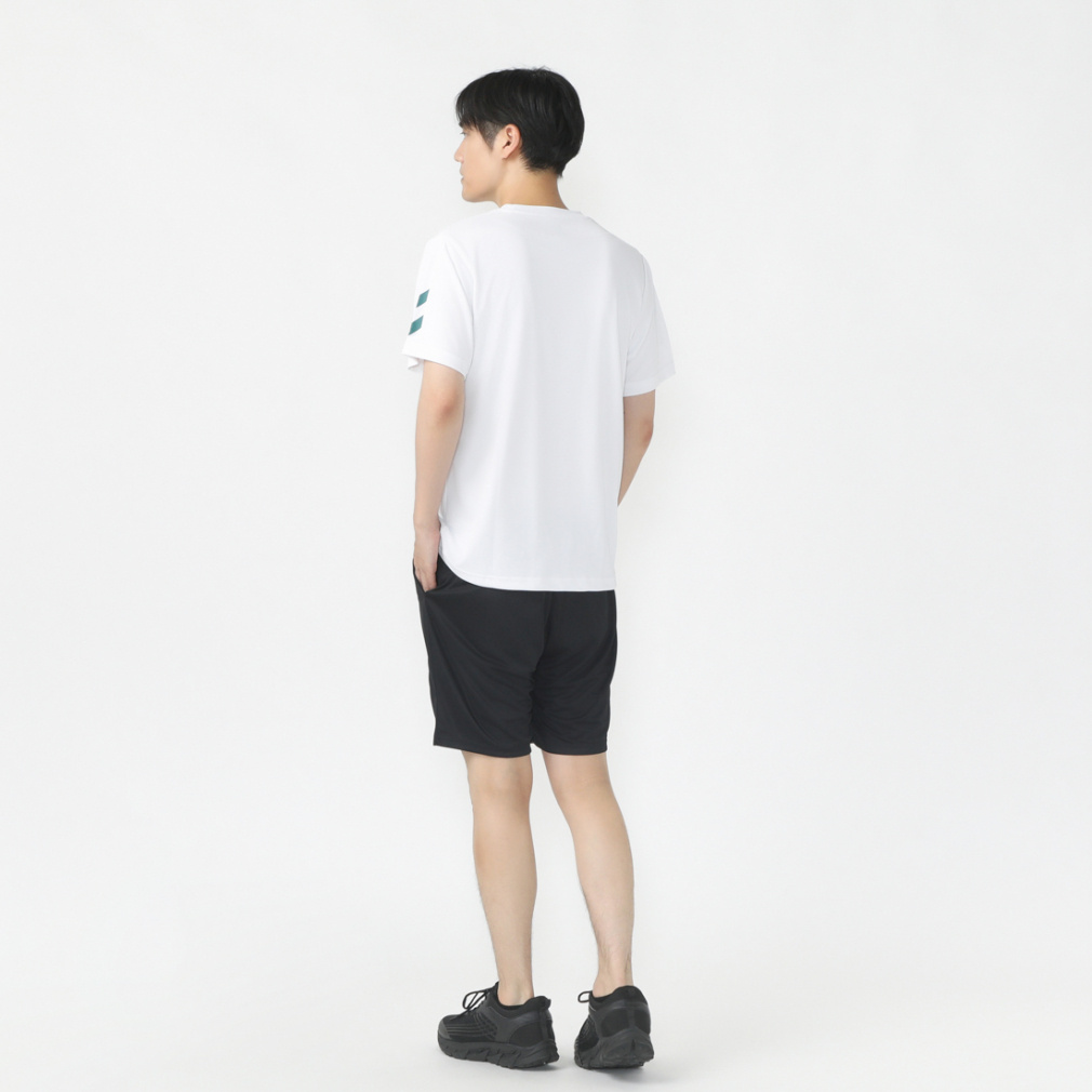 ヒュンメル メンズ Tシャツ ハーフパンツセット プラクティスTスーツ