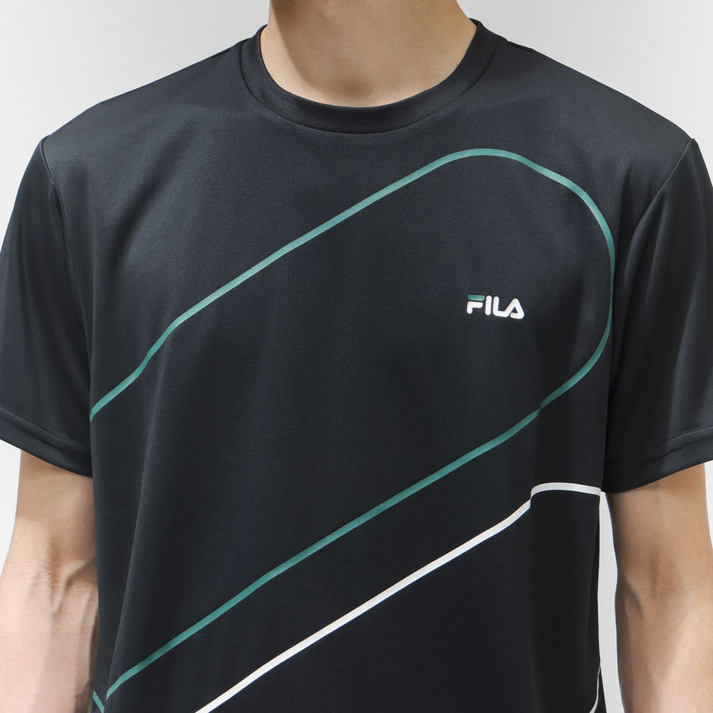 フィラ メンズ 半袖 機能 Tシャツ メンズショートスリーブティーシャツ