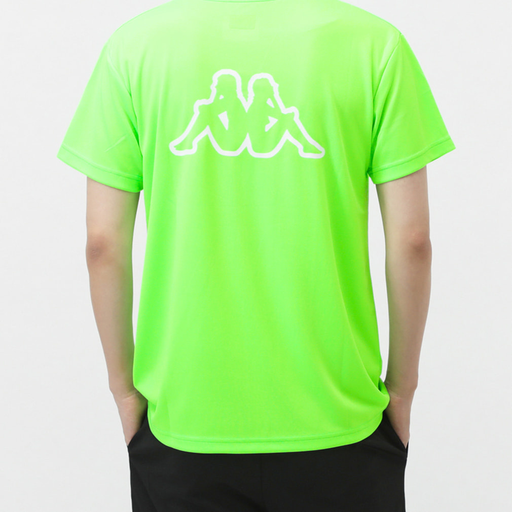 カッパ メンズ 半袖 機能 Tシャツ グラフィック半袖Tシャツ 215-324